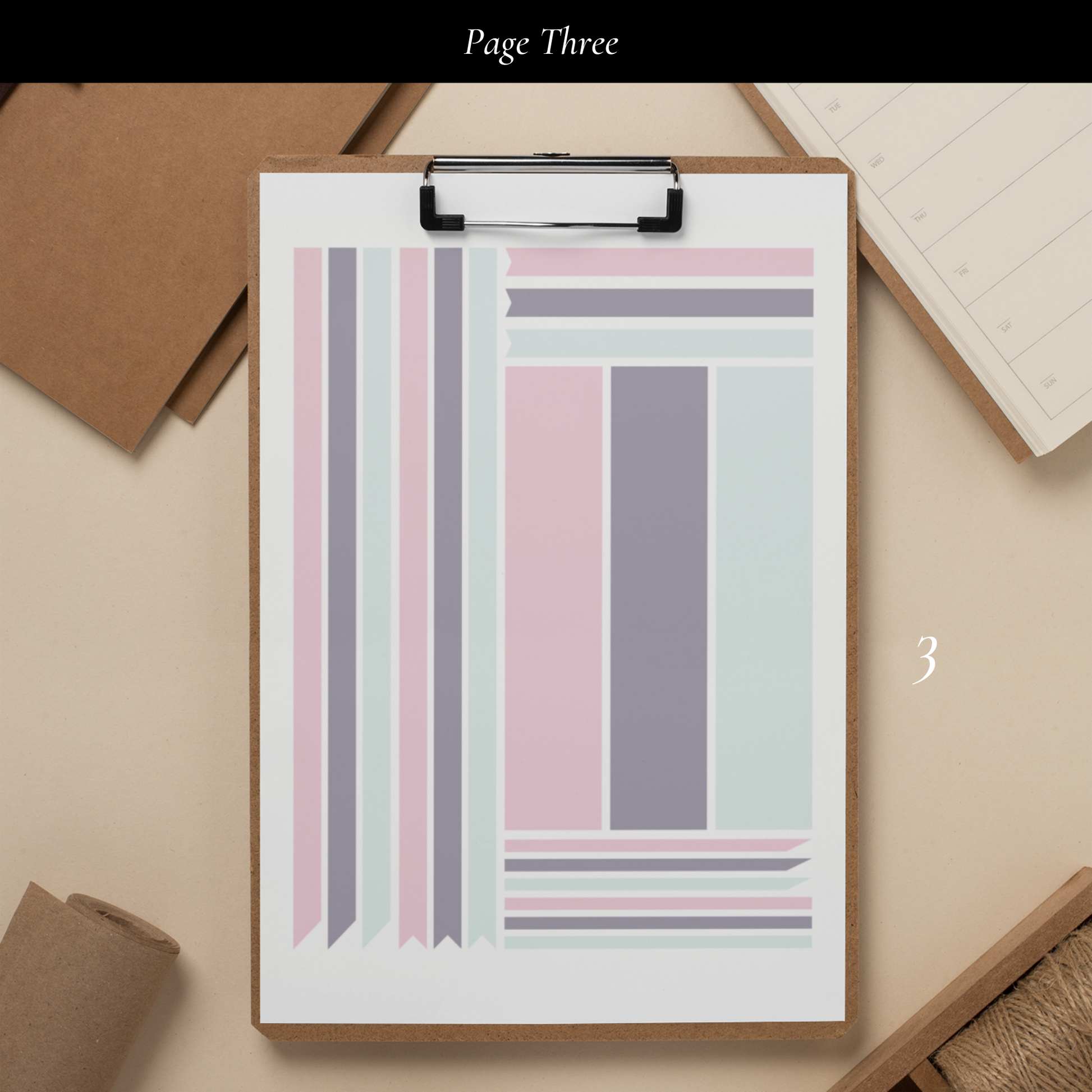 Printable Dainty Planner Sticker Set
