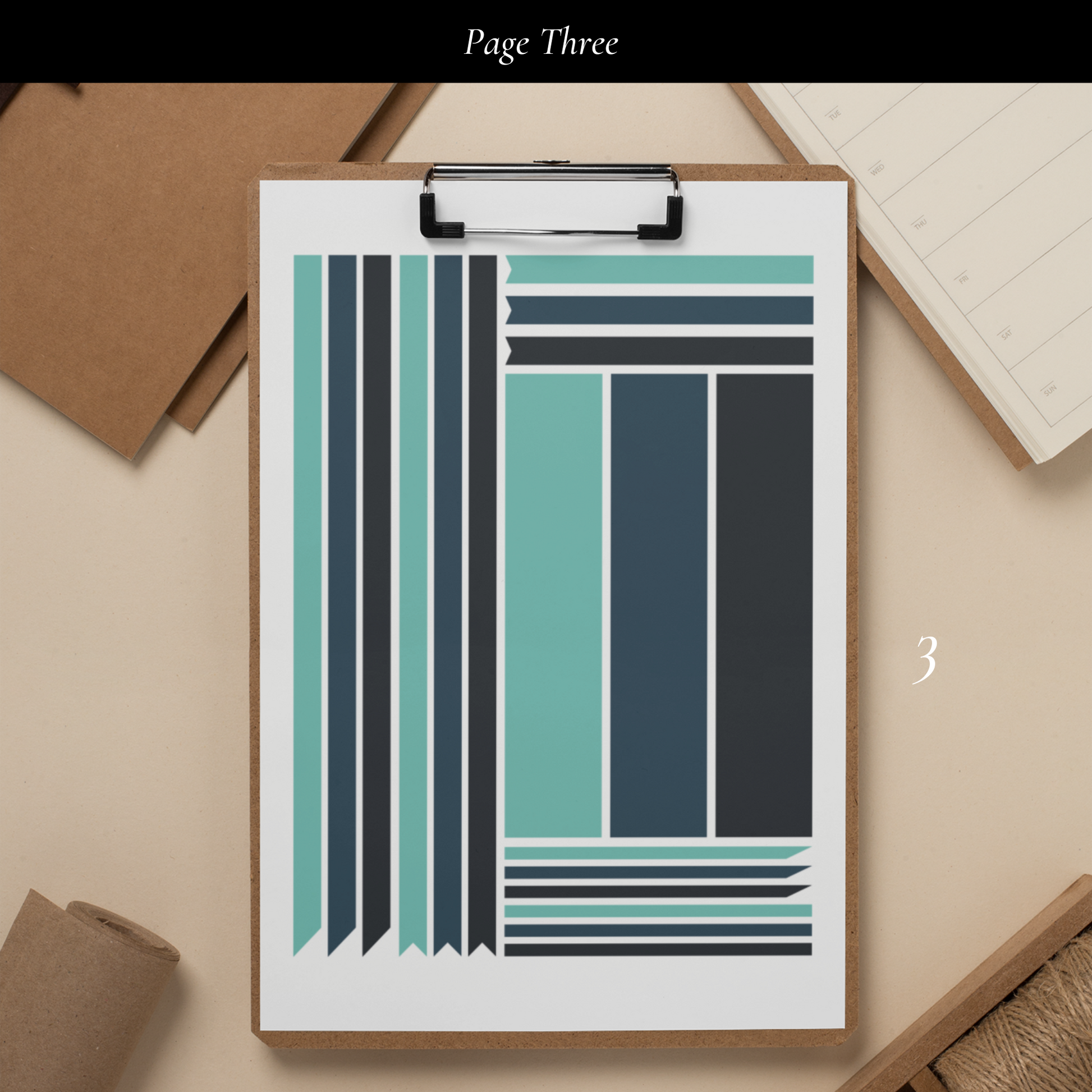 Printable Deep Ocean Planner Sticker Set